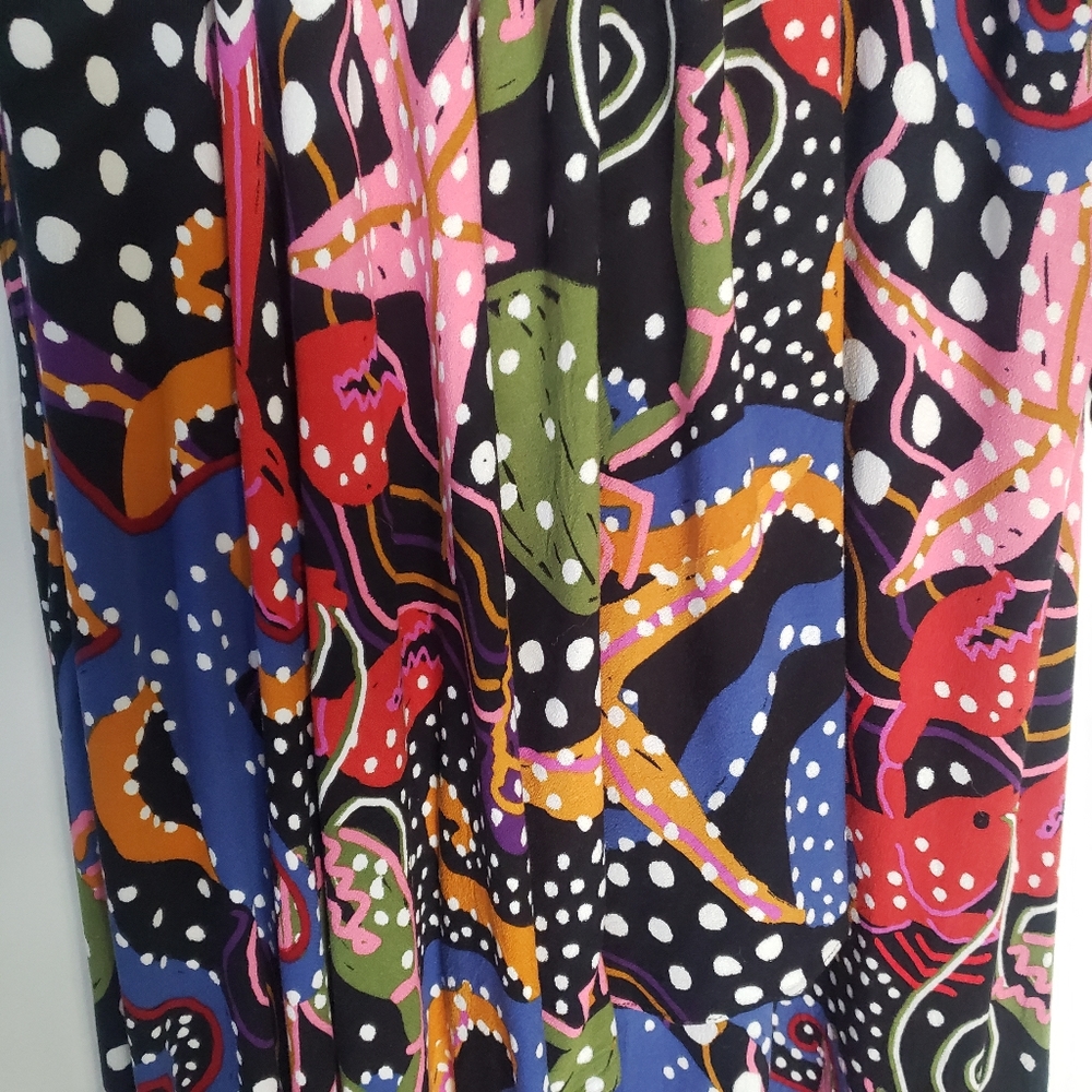 Farm rio under the sea long sleeve maxi dress - Picture 6 of 10